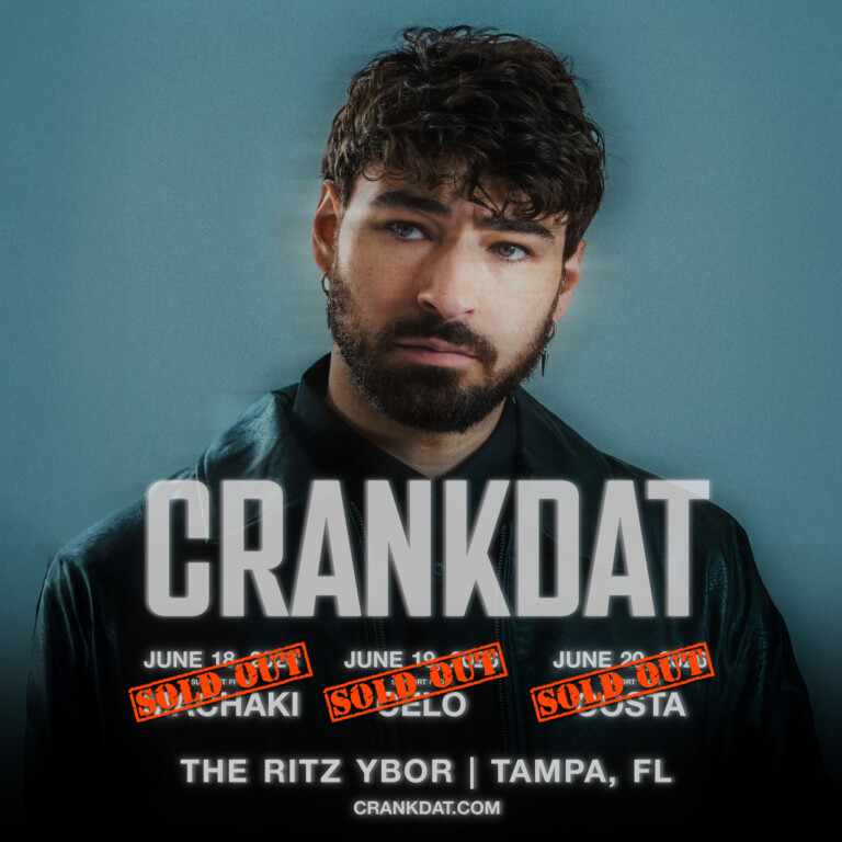 Crankdat dj edm tour special event show concert residency Celo Costa Machaki tickets Tampa Ybor City sold out