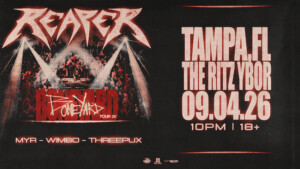 REAPER Boneyard Tour 2026 26 MYR Wimbo Threepux concert show special event party nightclub club tickets edm dj Tampa Ybor City