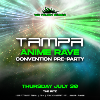 Anime Rave Tampa Comic Con Convention Pre Party After Party tour show special event party nightclub club tickets Tampa Ybor City