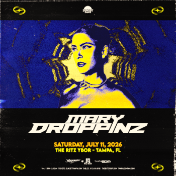 Mary Droppinz edm dm tour concert special event party show tickets Tampa Ybor City nightclub club bar
