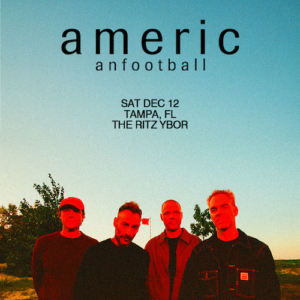 American Football band tour concert special event party show tickets Tampa Ybor City Gas Worx