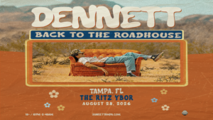 DENNETT Back to the Roadhouse Tour concert special event party show nightclub VIP edm dj tickets Tampa Ybor City Gas Worx