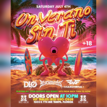 Bad Bunny party theme night show special event dj tickets Tampa Ybor City Gas Worx Un Verano Sin Ti