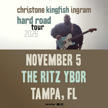 Christone Kingfish Ingram The Hard Road Tour concert show special event party tickets Tampa Ybor City Gas Worx