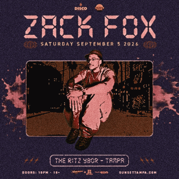 Zack Fox edm dj tour concert party show special event nightclub tickets Tampa Ybor City Gas Worx